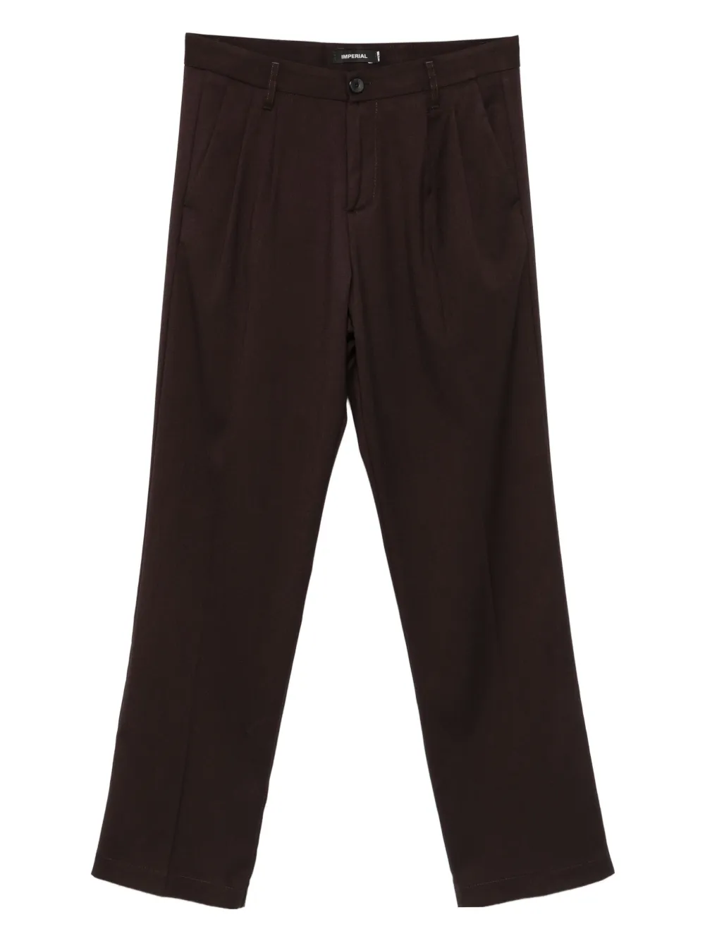IMPERIAL dart-detail trousers | Brown | Image 1