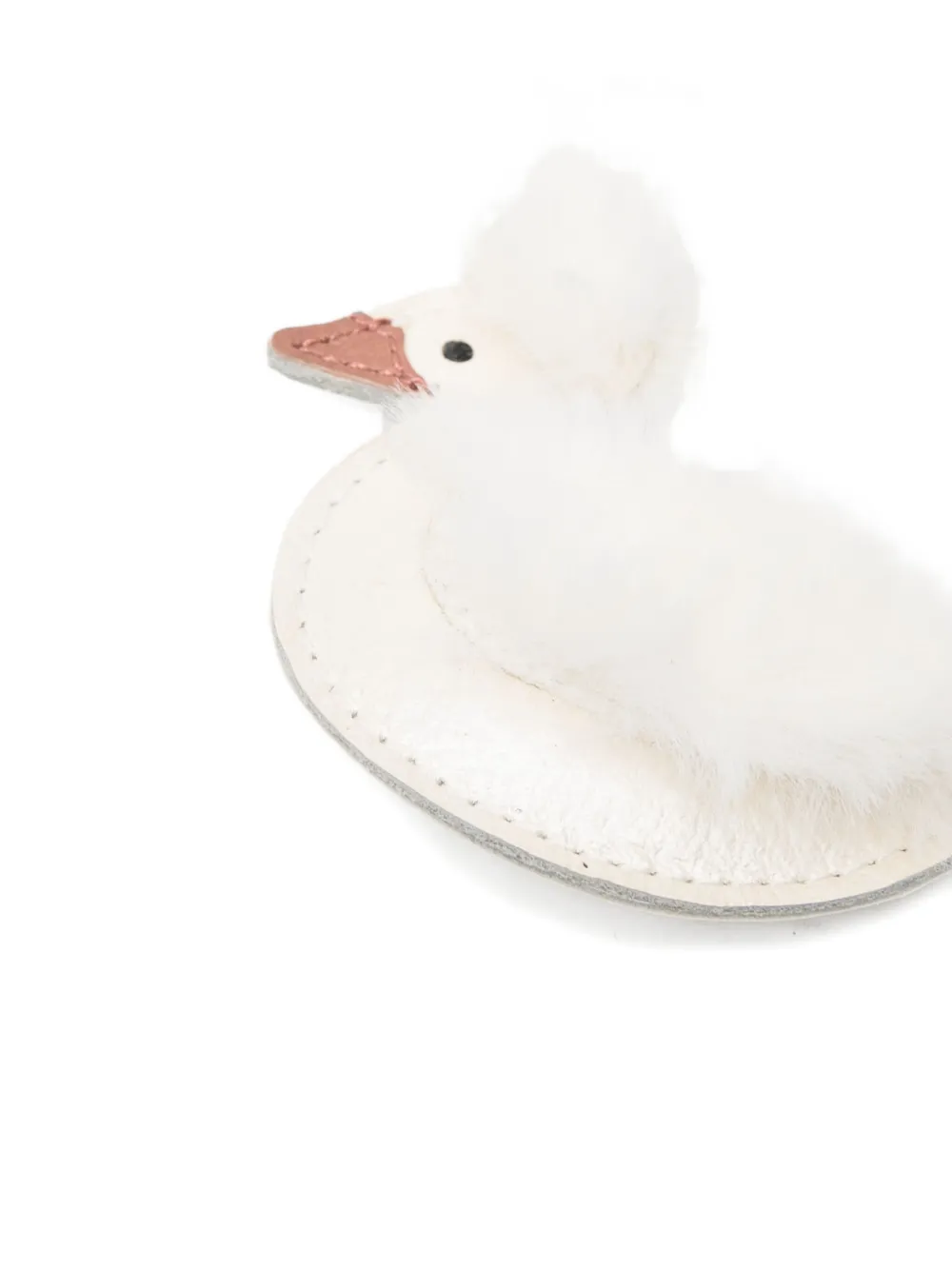 Donsje Duck-shaped Hair Clip In White