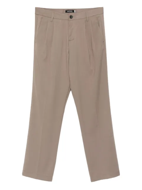 IMPERIAL pleated cotton trousers