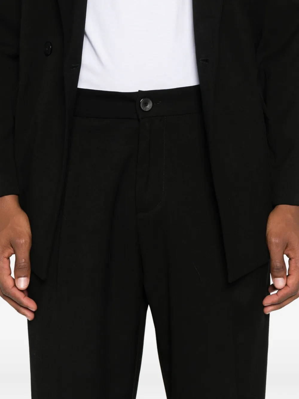 IMPERIAL Broek met zijzak Zwart