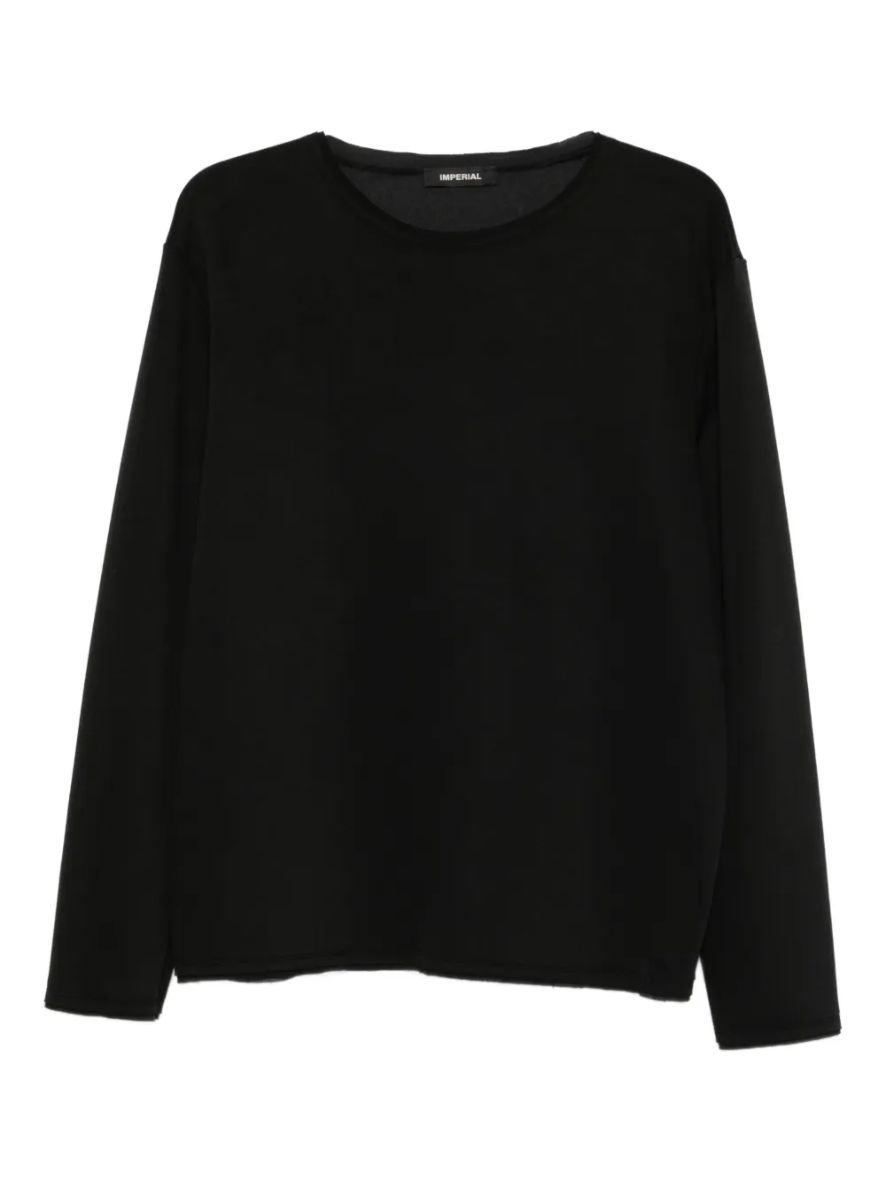 IMPERIAL long-sleeve cotton T-shirt | Black | Image 1