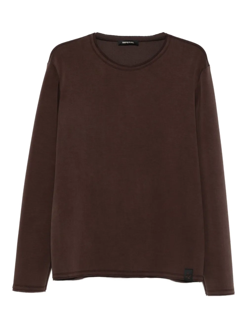 IMPERIAL long-sleeve cotton T-shirt | Brown | Image 1
