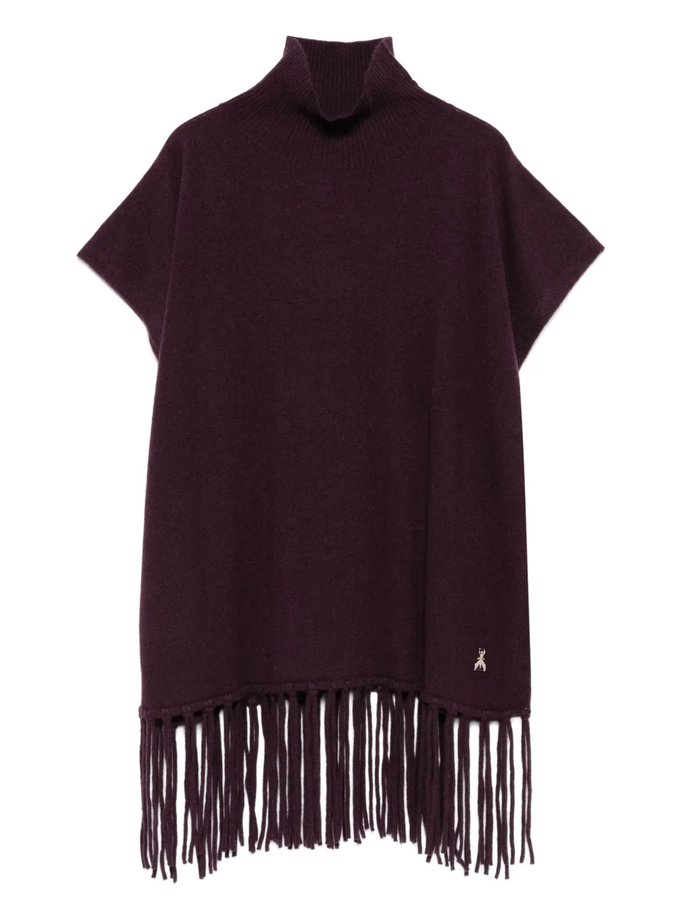 Patrizia Pepe mock-neck fringe top | Red | Image 1