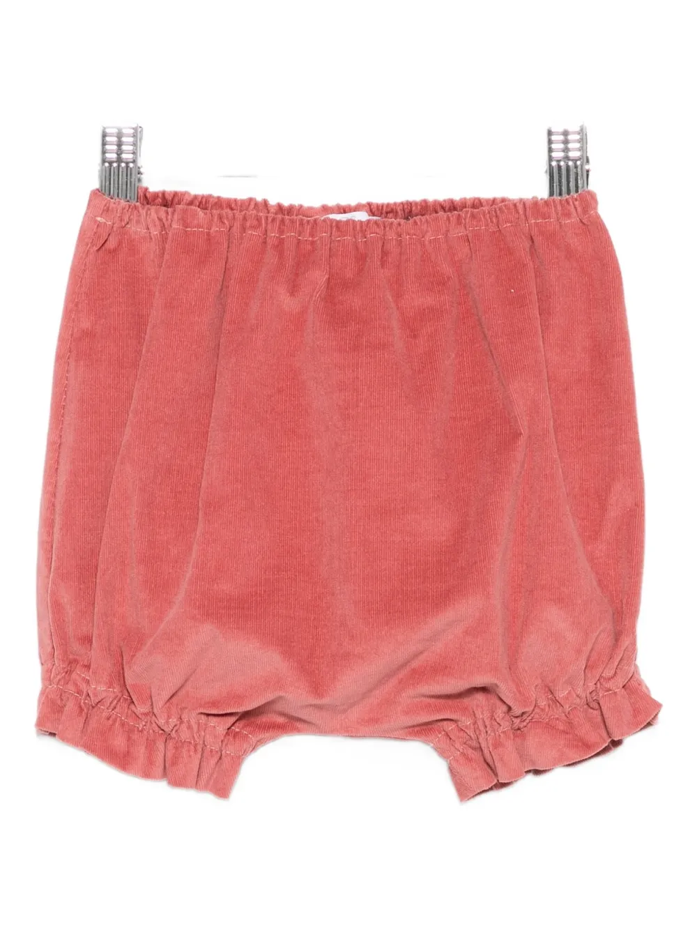 Mariella Ferrari Corduroy Gathered Shorts In Pink
