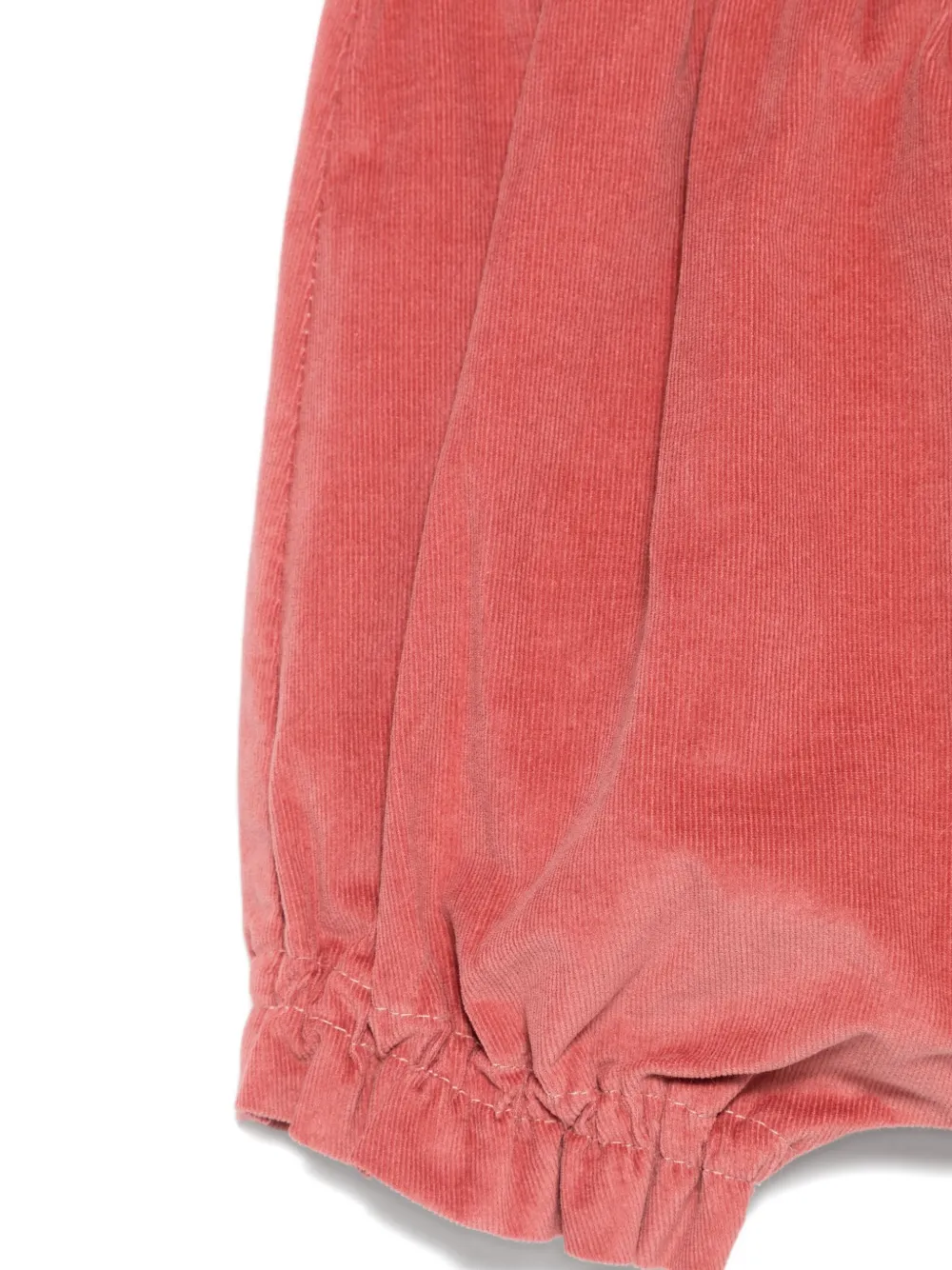Mariella Ferrari Corduroy Gathered Shorts In Pink