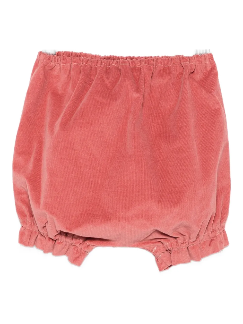 Mariella Ferrari Corduroy Gathered Shorts In Pink