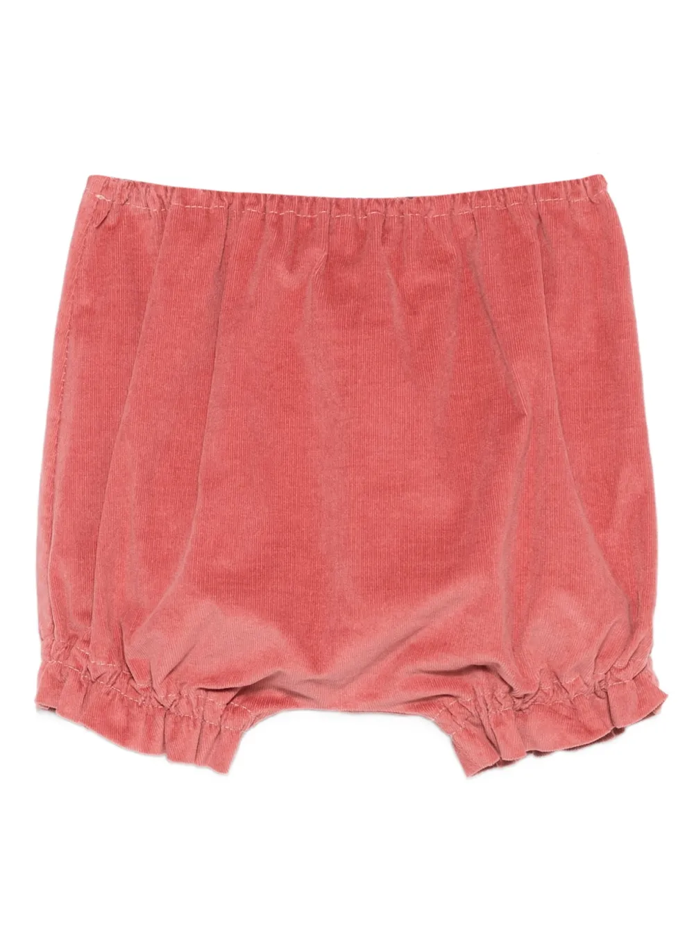 Mariella Ferrari corduroy gathered shorts | Pink | Image 1