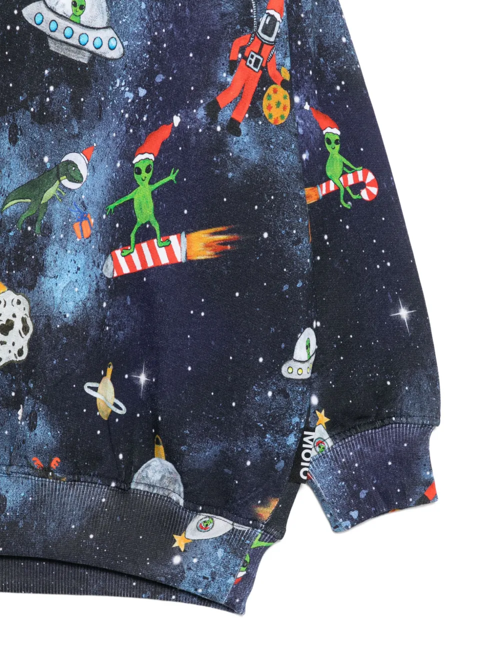 Molo Sweater met ruimte-print Blauw