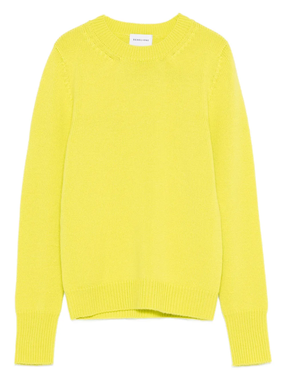 SCAGLIONE suéter con cuello redondo | amarillo | Image 1
