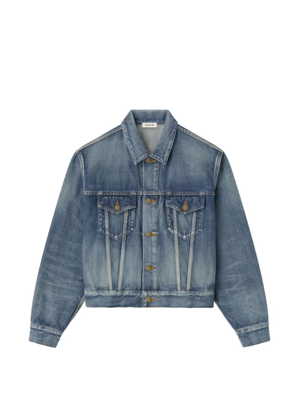 Fear Of God Denim jack Blauw