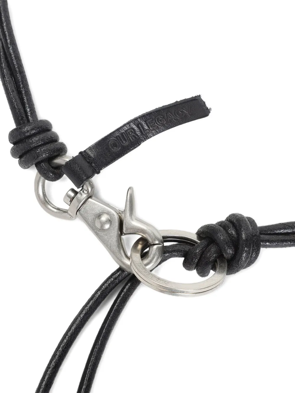 OUR LEGACY knotted leather keyring | Image 2
