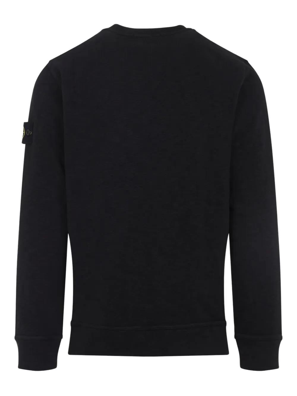 Stone Island logo-detail crew-neck sweatshirt - Zwart