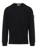 Stone Island logo-detail crew-neck sweatshirt - Black