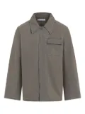 OUR LEGACY button-fastening pocket shirt jacket - Grey