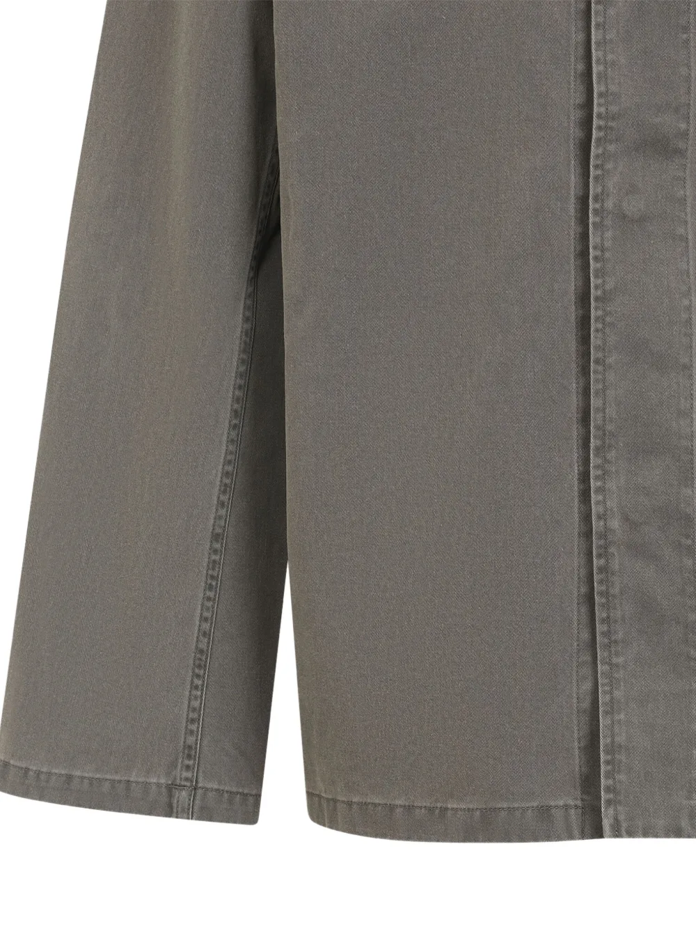 Our Legacy Straight-cut Casual Jacket With Pointed Collar In Brown