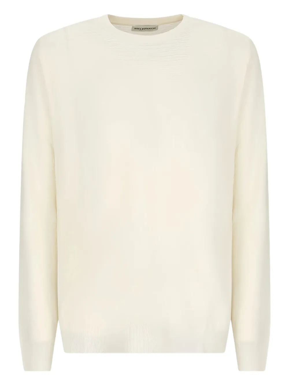 Goes Botanical Crew-neck Sweater In Neutral
