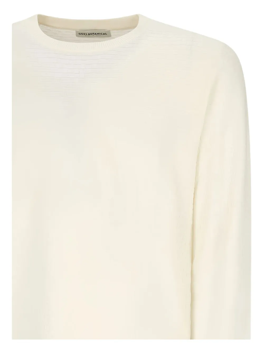 Goes Botanical Crew-neck Sweater In Neutral