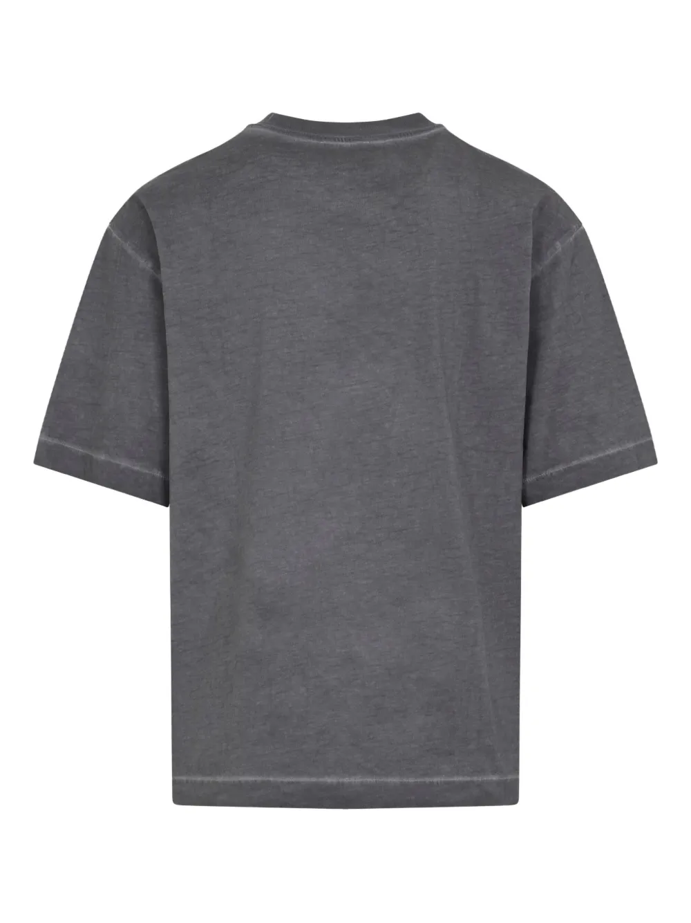Off-White logo-embroidered T-shirt - Grijs