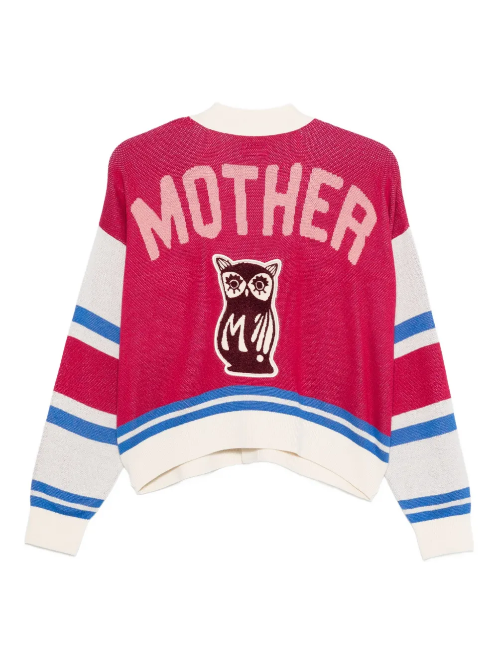 Mother Patch-detailing Cardigan In Multi