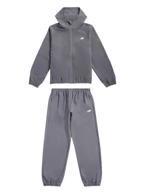 New Balance Kids logo-print hooded tracksuit