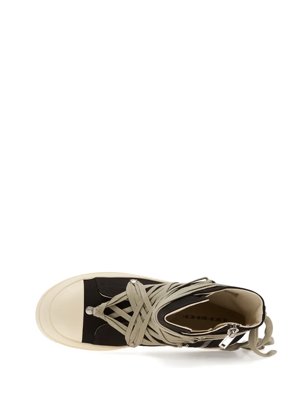 Rick Owens Megalace high-top sneakers Black