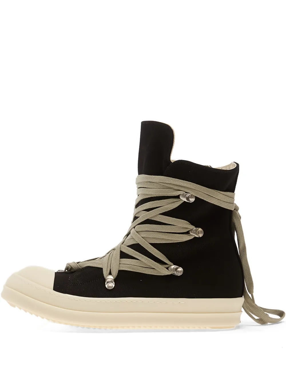 Rick Owens Megalace high-top sneakers Black