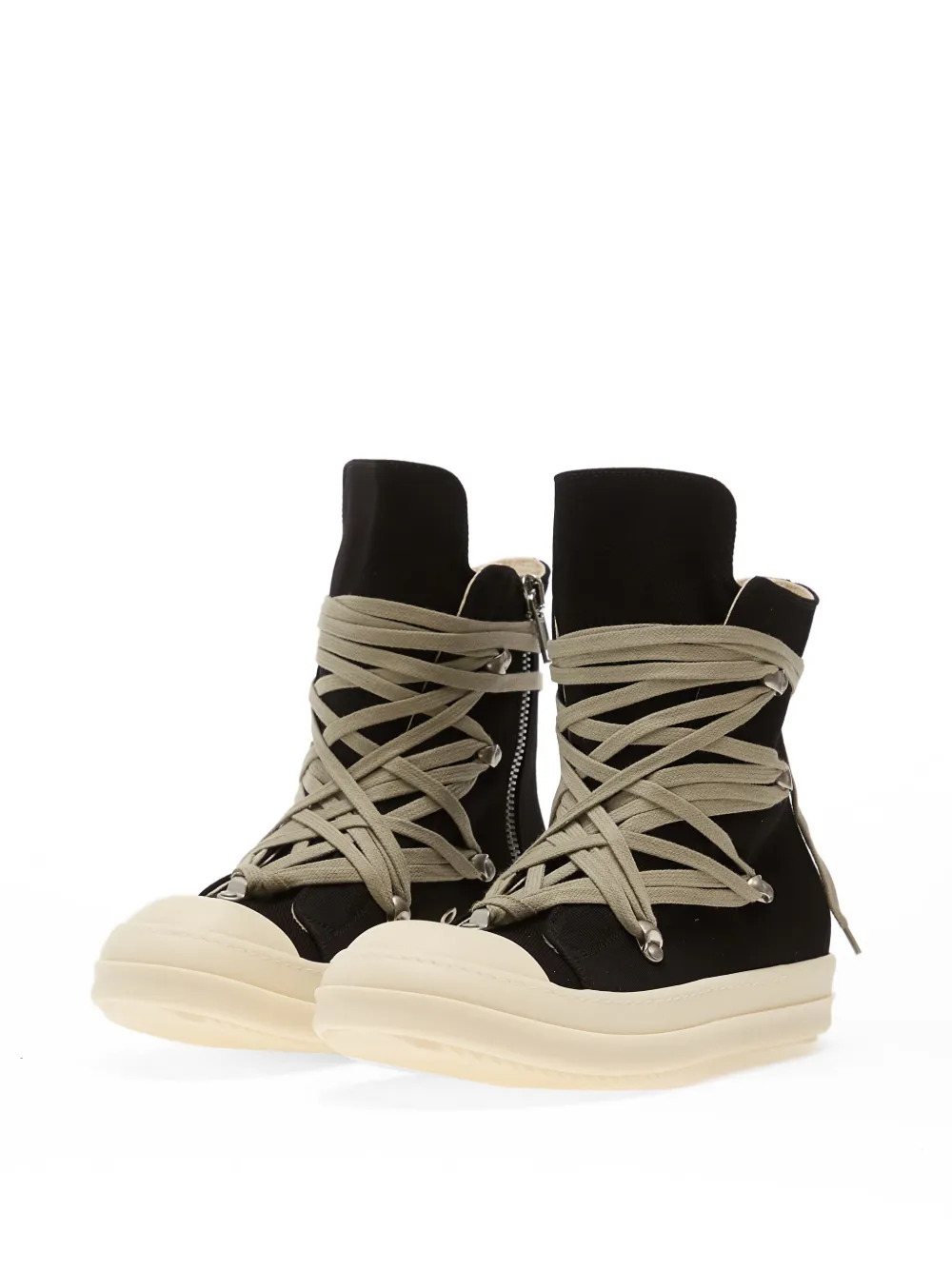 Rick Owens Megalace high-top sneakers Black