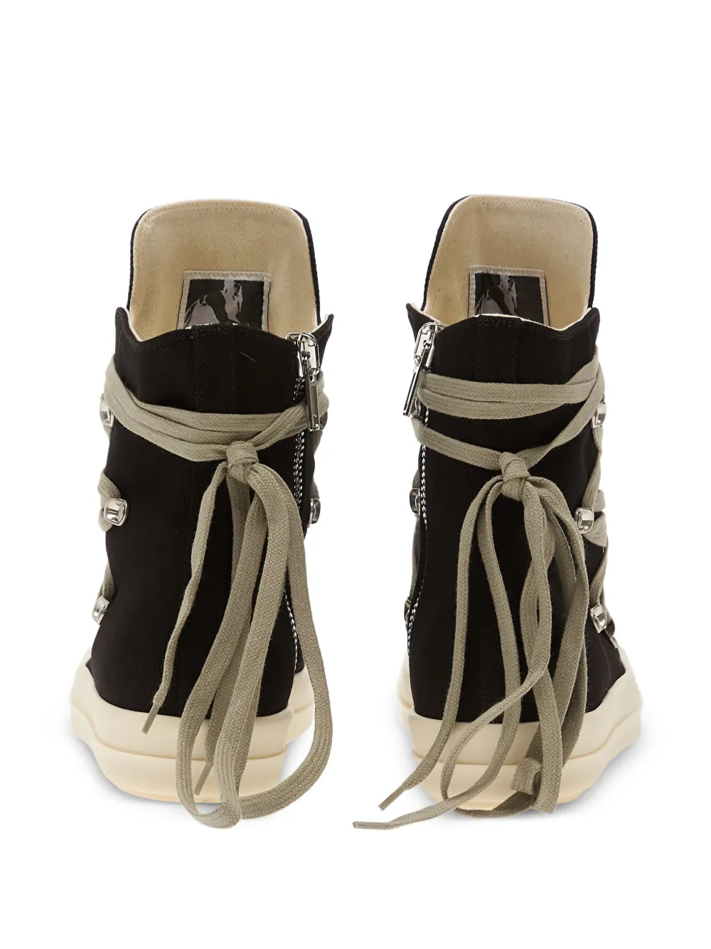 Rick Owens Megalace high-top sneakers Black