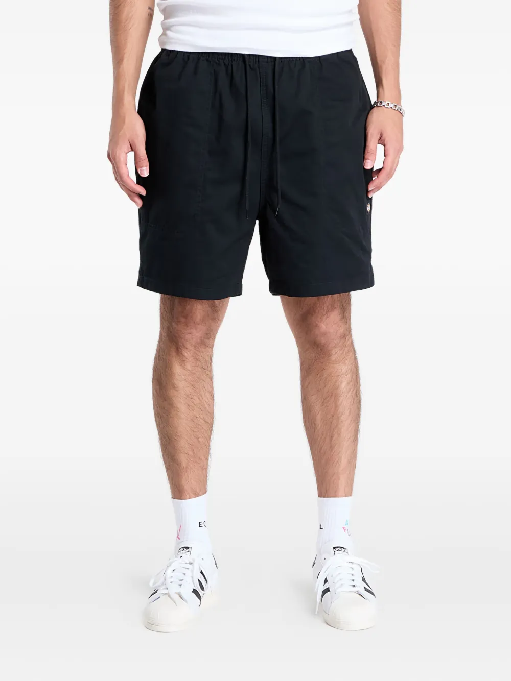DICKIES elasticated-waistband shorts | Black | Image 1