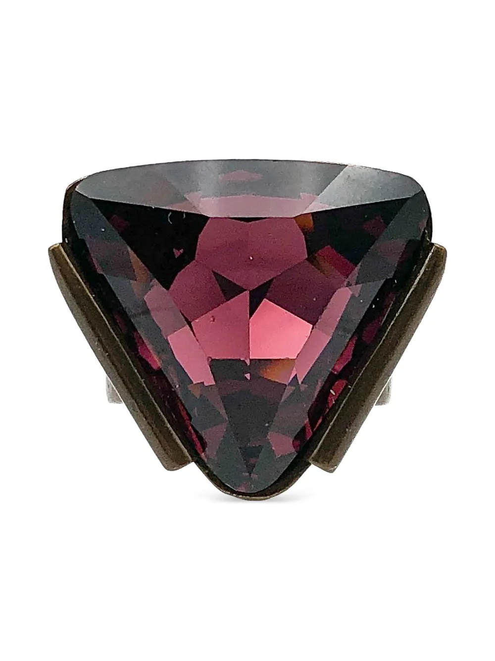 1980s Trillion Crystal Ring