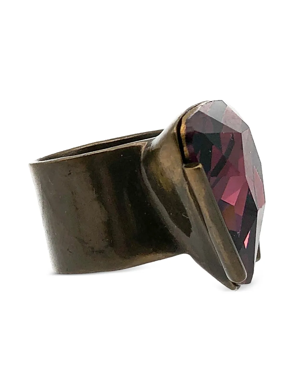 1980s Trillion Crystal Ring