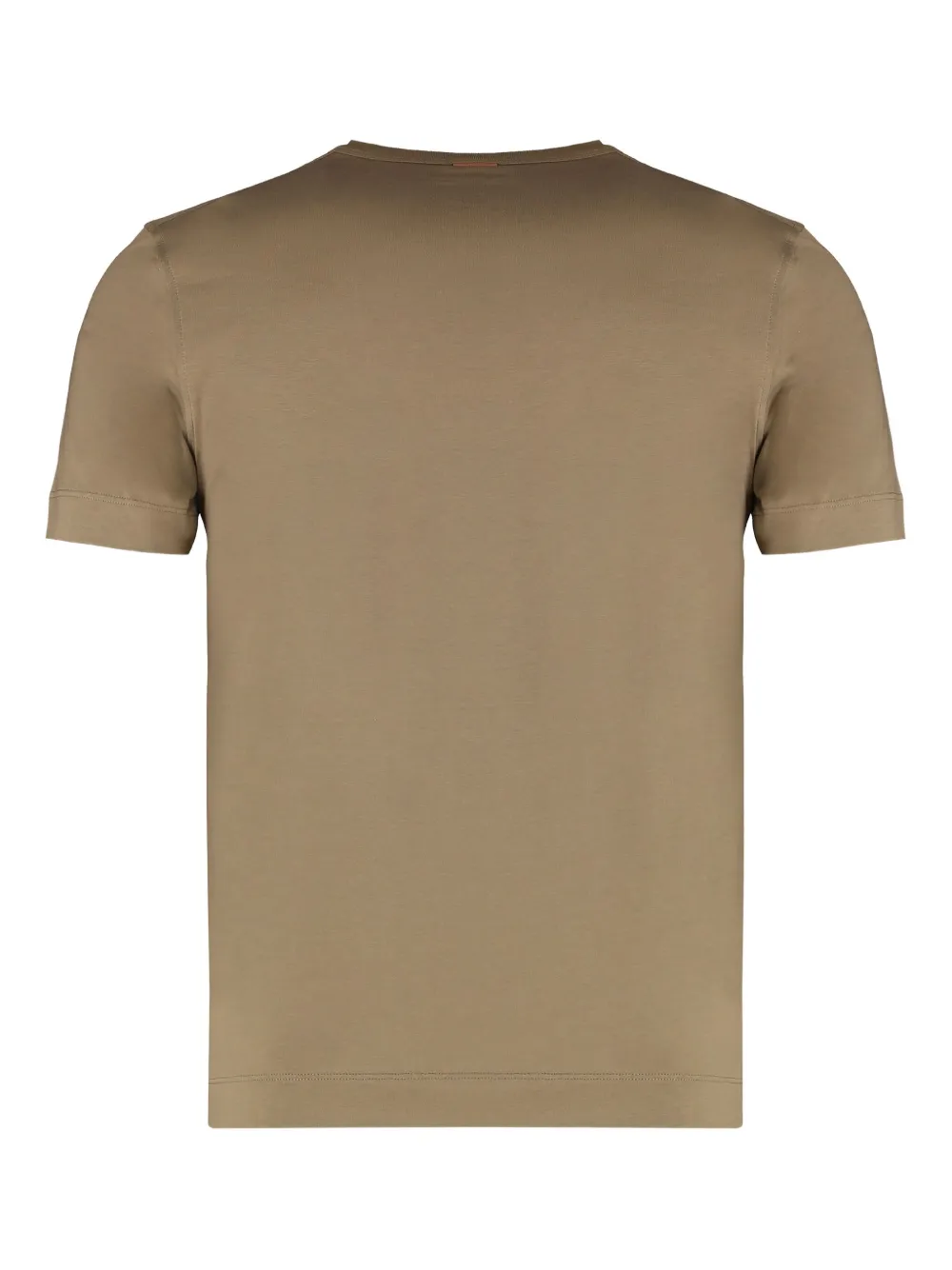 Zegna crew-neck cotton T-shirt - Beige