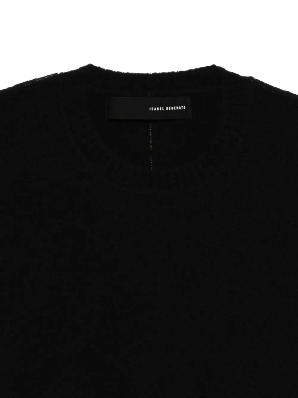 Isabel Benenato Long-sleeved Sweater In Black