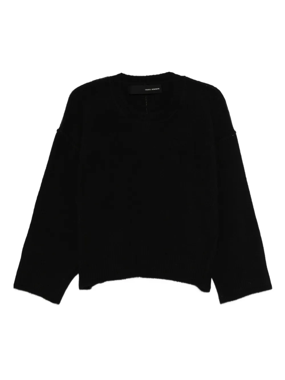 Isabel Benenato Long-sleeved Sweater In Black