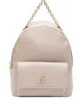LIU JO chain-strap logo backpack - Neutrals