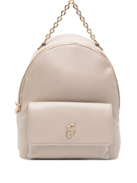 LIU JO chain-strap logo backpack
