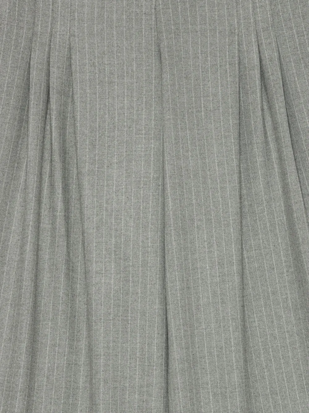 Remain Birger Christensen Pinstripe-oattern Pleated Trousers In Gray