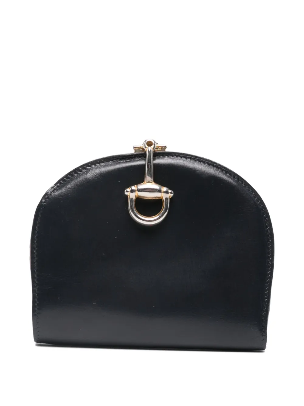 Pre-owned Gucci 1980s Horsebit-detail Wallet In Blue