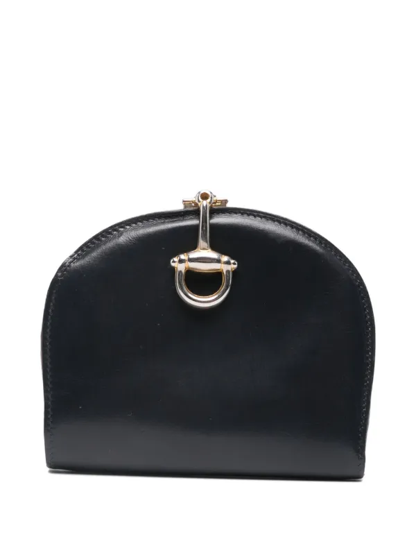 Gucci Pre-owned 1980s Horsebit-detail Wallet in Blue