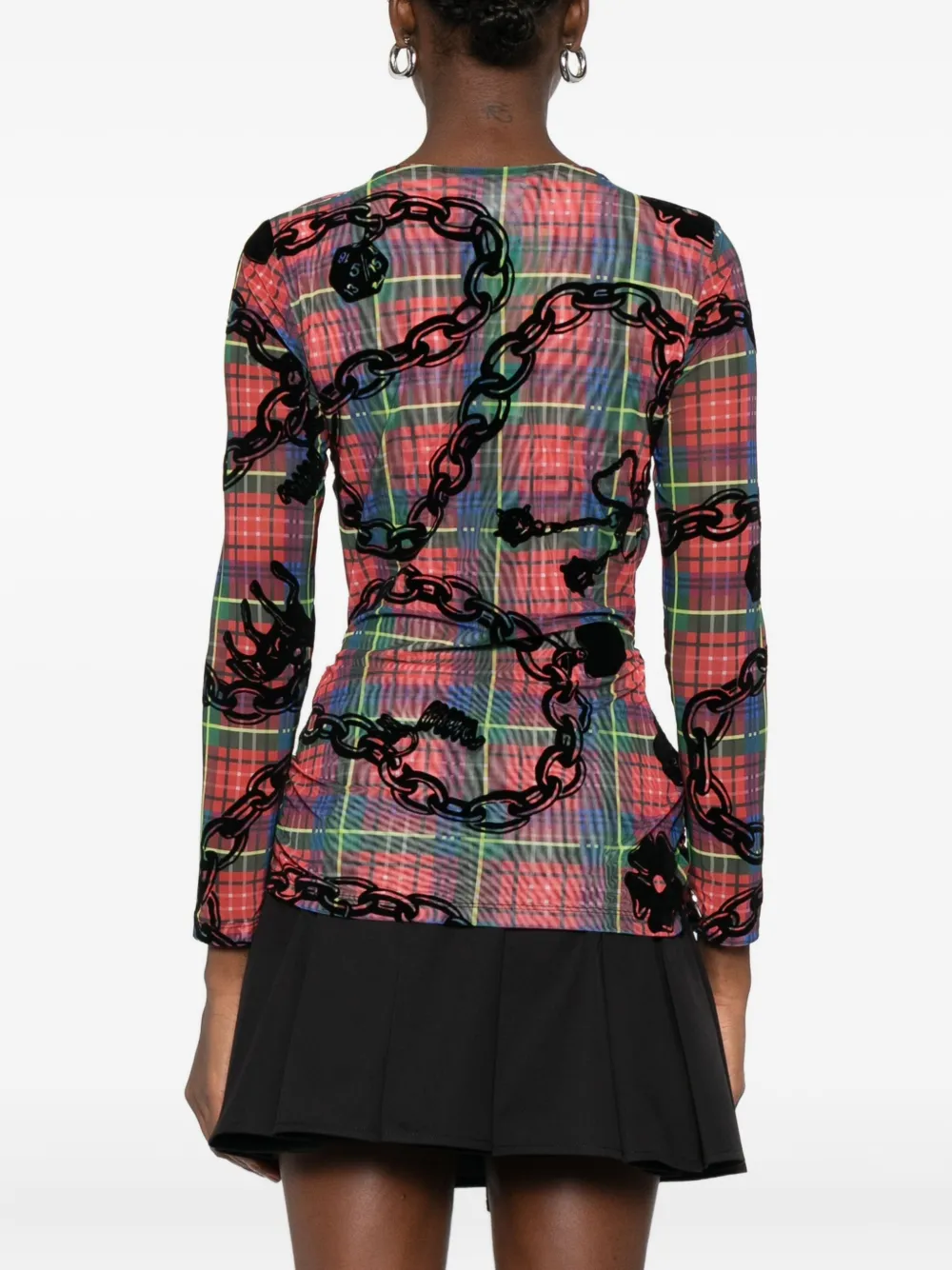 Chopova Lowena Chain-print Blouse In Multi
