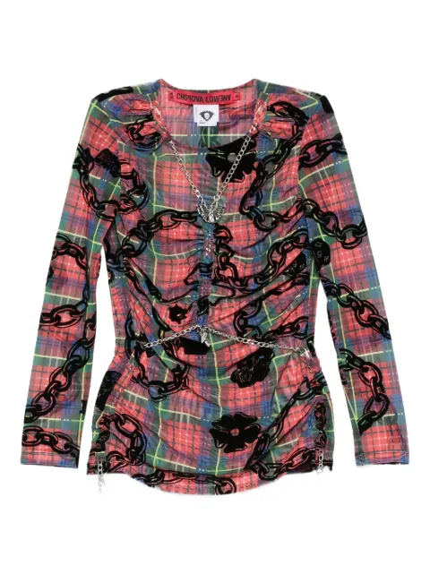Chopova Lowena chain-print blouse