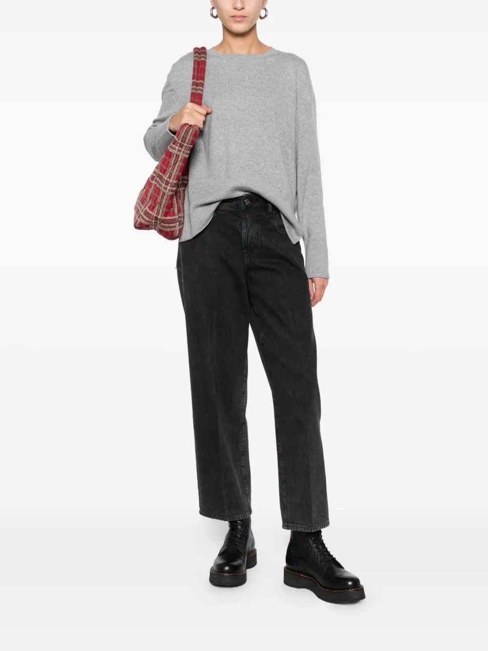 Jacob Cohën pressed-crease jeans - Zwart