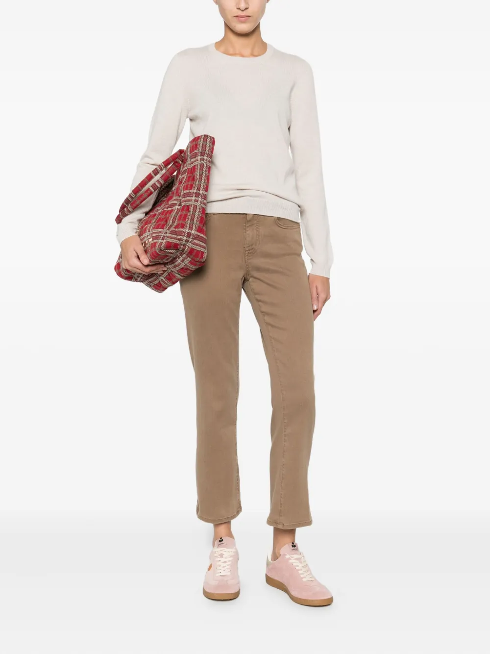Jacob Cohën Kate Crop trousers - Bruin