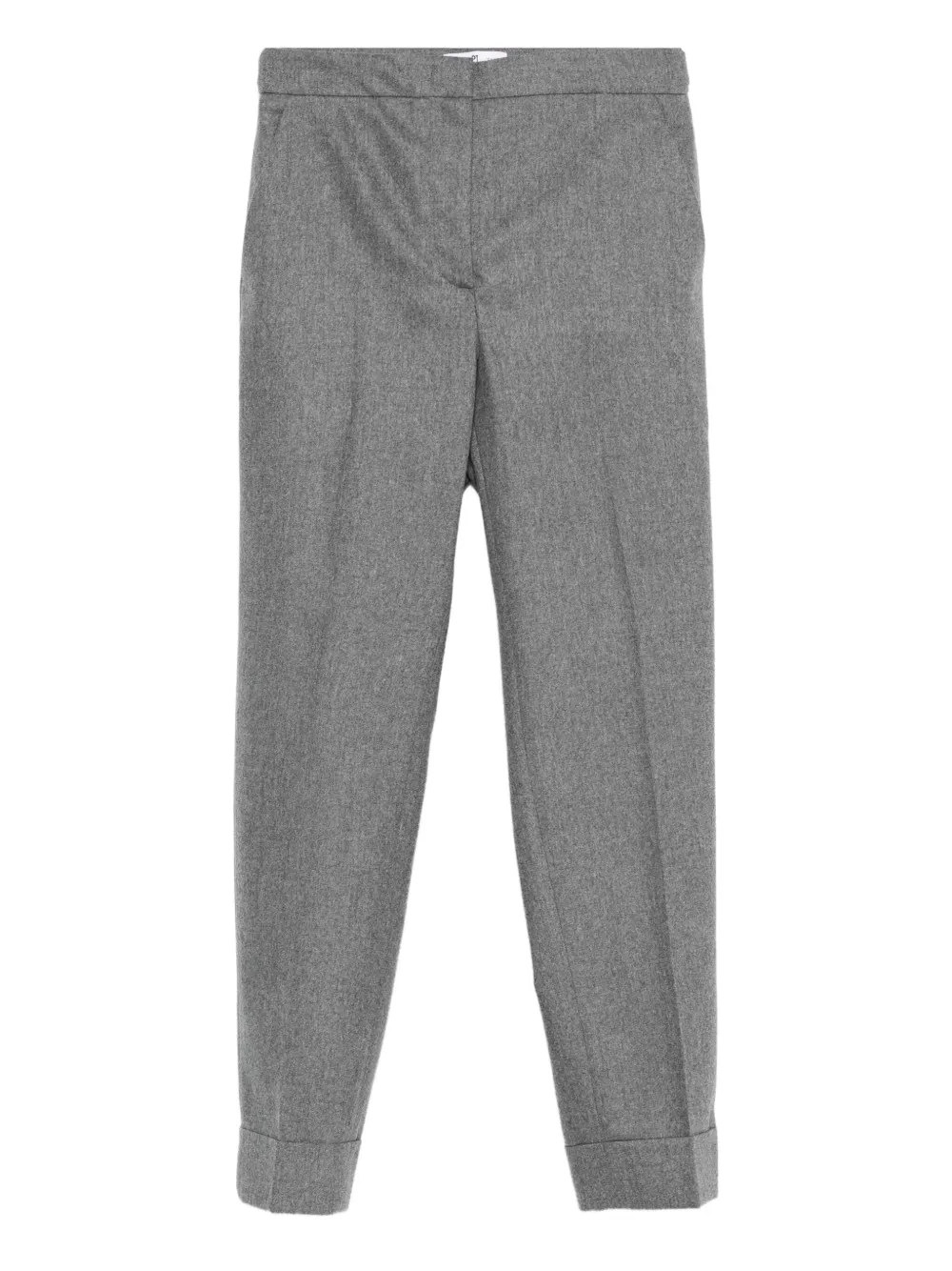 PT Torino cuffed wool trousers | Grey | Image 1