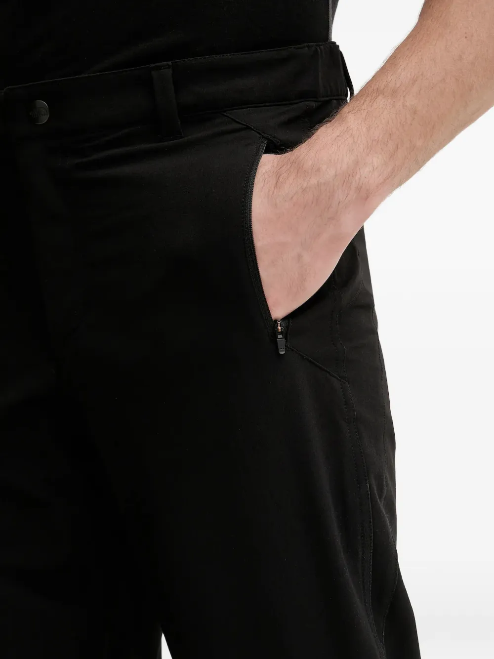 The North Face Broek met geborduurd logo Zwart