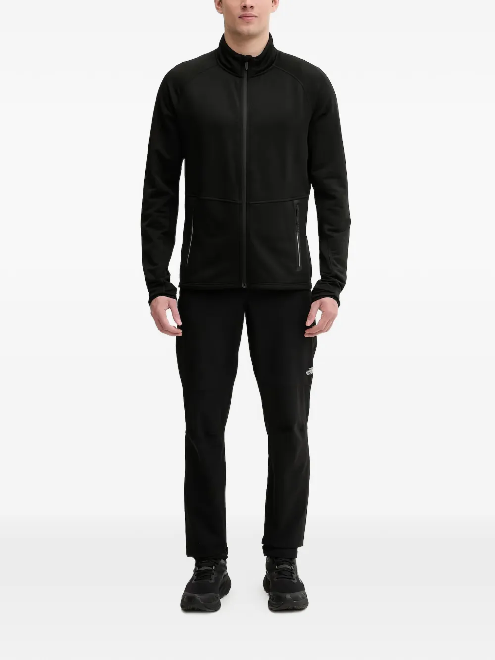 The North Face Broek met geborduurd logo Zwart