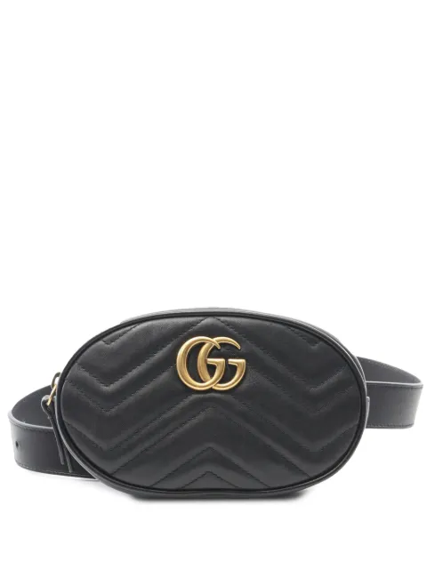 Gucci Pre-Owned 2016-2025 GG Marmont Matelasse Leather belt bag