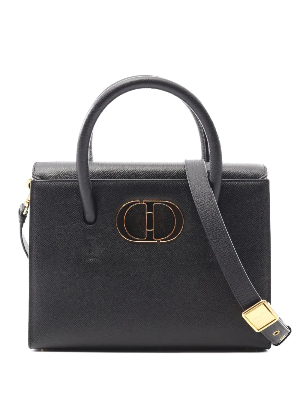 Christian Dior Pre-Owned 2020-2025 Medium Grained Calfskin 30 Montaigne St Honore Tote satchel | Black | Image 1