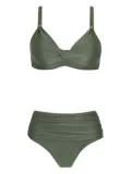 Lygia & Nanny MARIANNE twist-front bikini - Green