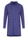 Lygia & Nanny MELINE button-cuff mini shirt dress - Purple